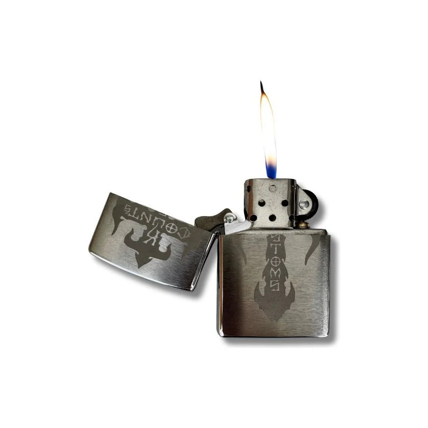 New Count's Kustoms Brushed Chrome Zippo Lighter - Image 2