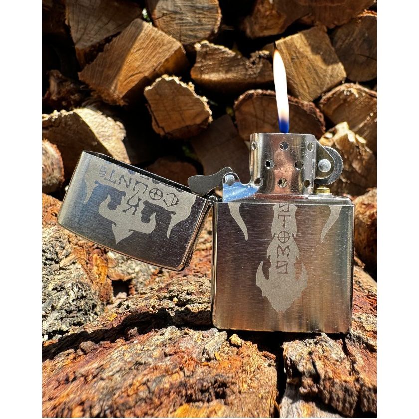 New Count's Kustoms Brushed Chrome Zippo Lighter - Image 4