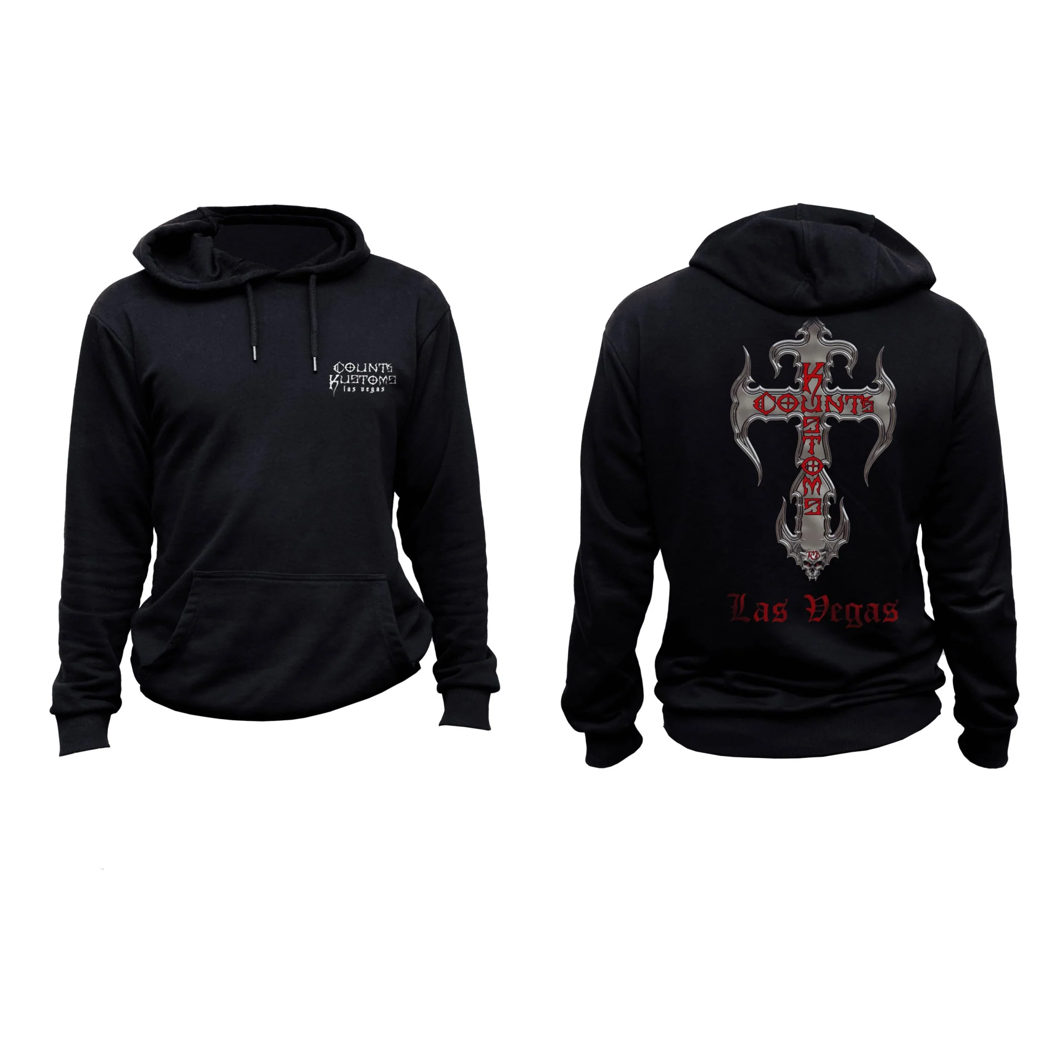 Count's Kustoms Classic KROSS Pullover Hoodie Sweatshirt Unisex - Image 3