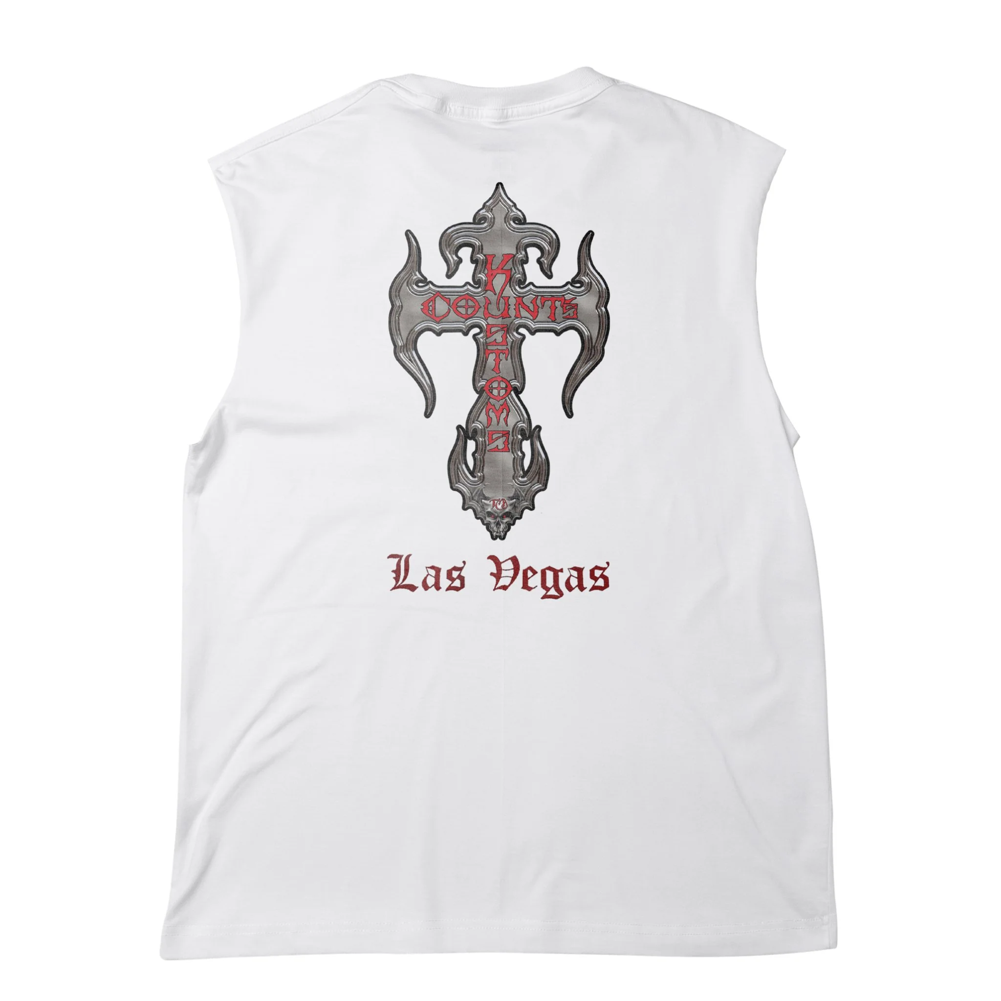 Count's Kustoms Road Warrior Classic KROSS Sleeveless Unisex T-Shirt - Image 5