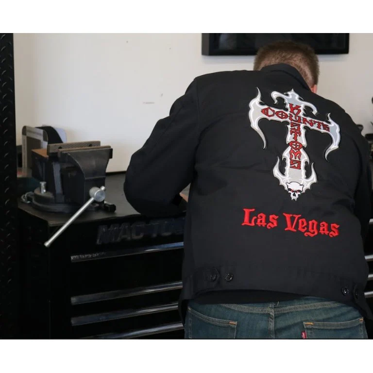 Count's Kustoms Limited Edition Dickies Insulated Eisenhower Shop Jacket Black (Regular & Tall Lengths) - Image 4