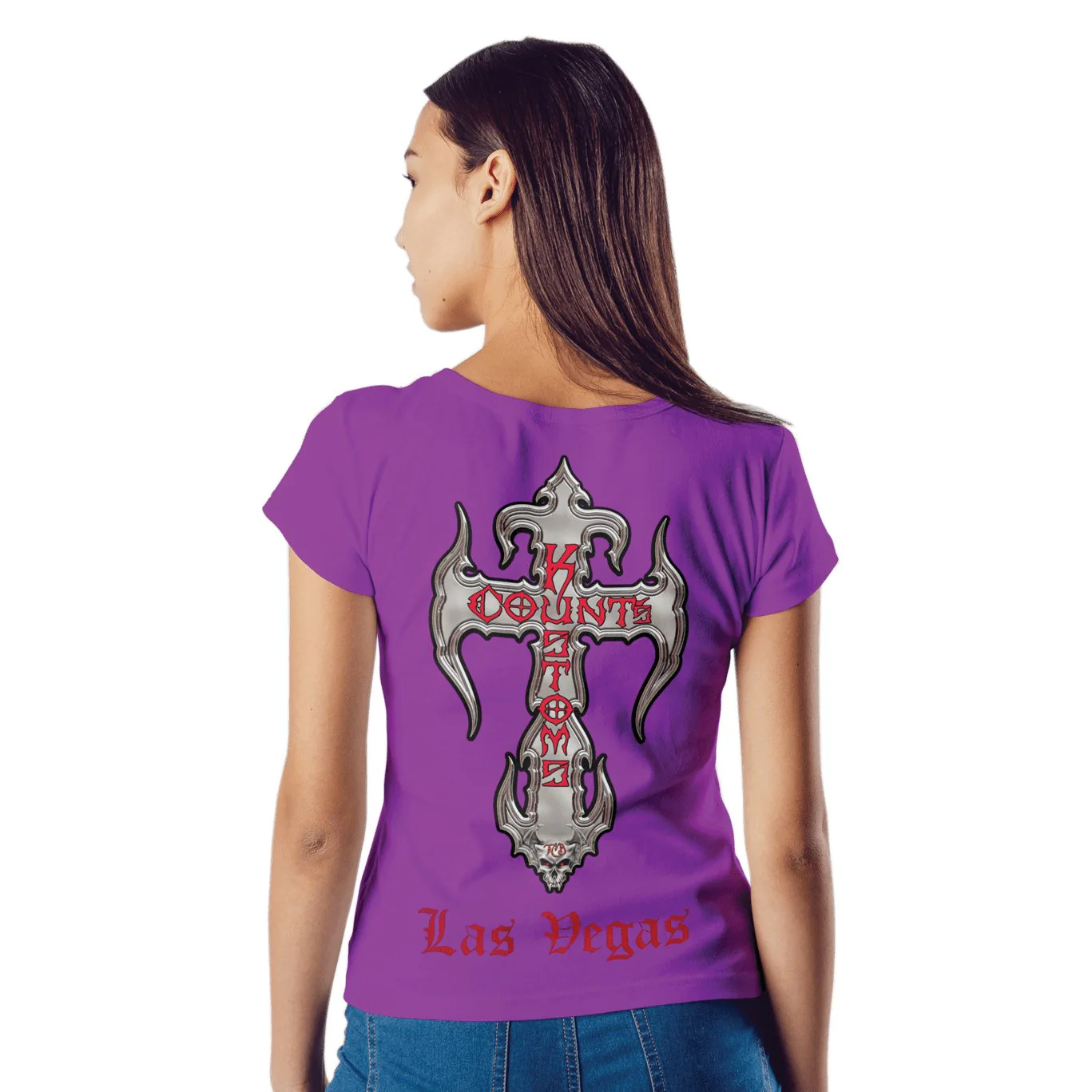 Count's Kustoms KROSS Women's Airlume SlimFit Triblend T-Shirt - Image 7