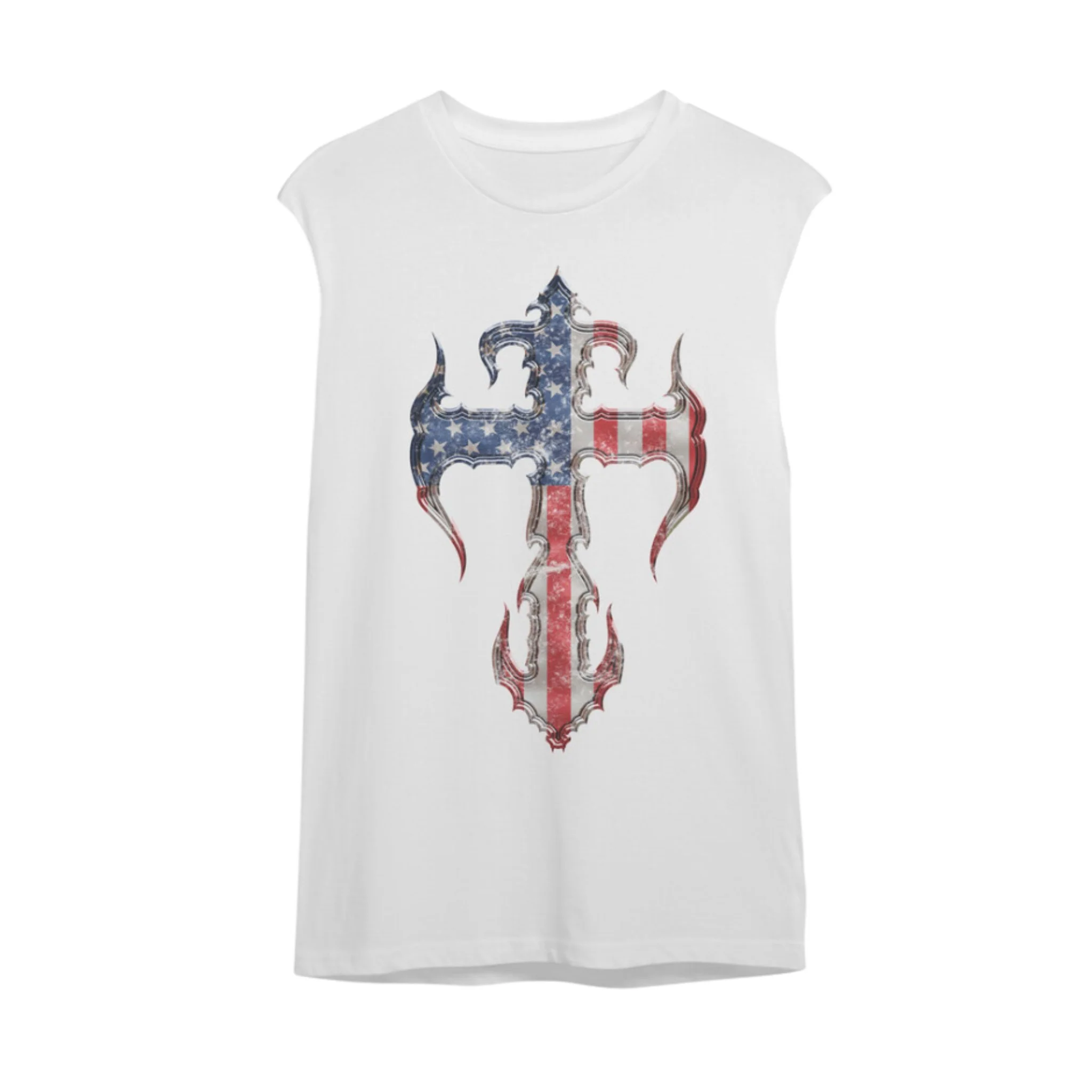 Count's Kustoms PATRIOT Sleeveless T-Shirt - Image 4