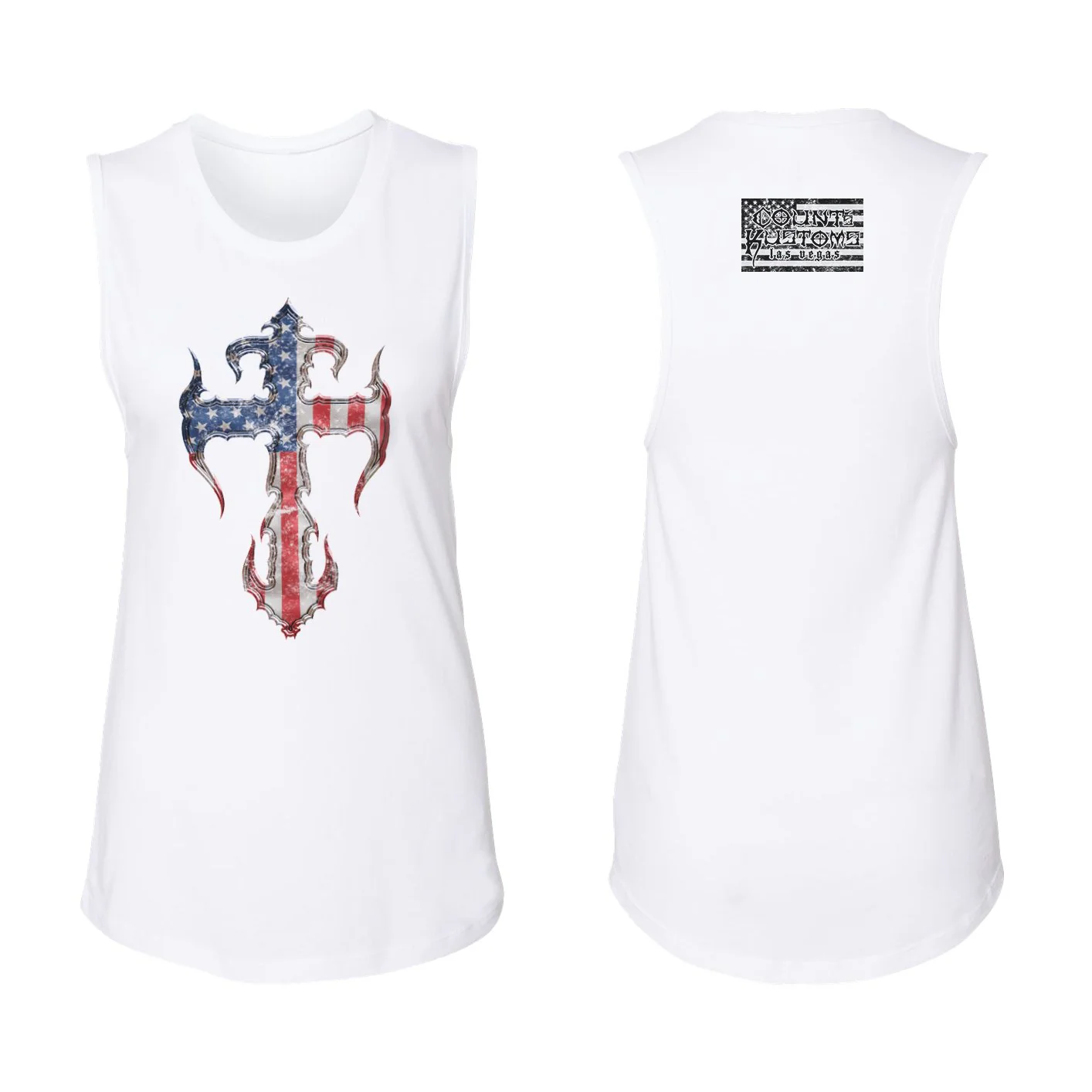 Count's Kustoms PATRIOT Women's Muscle Tank - Image 3