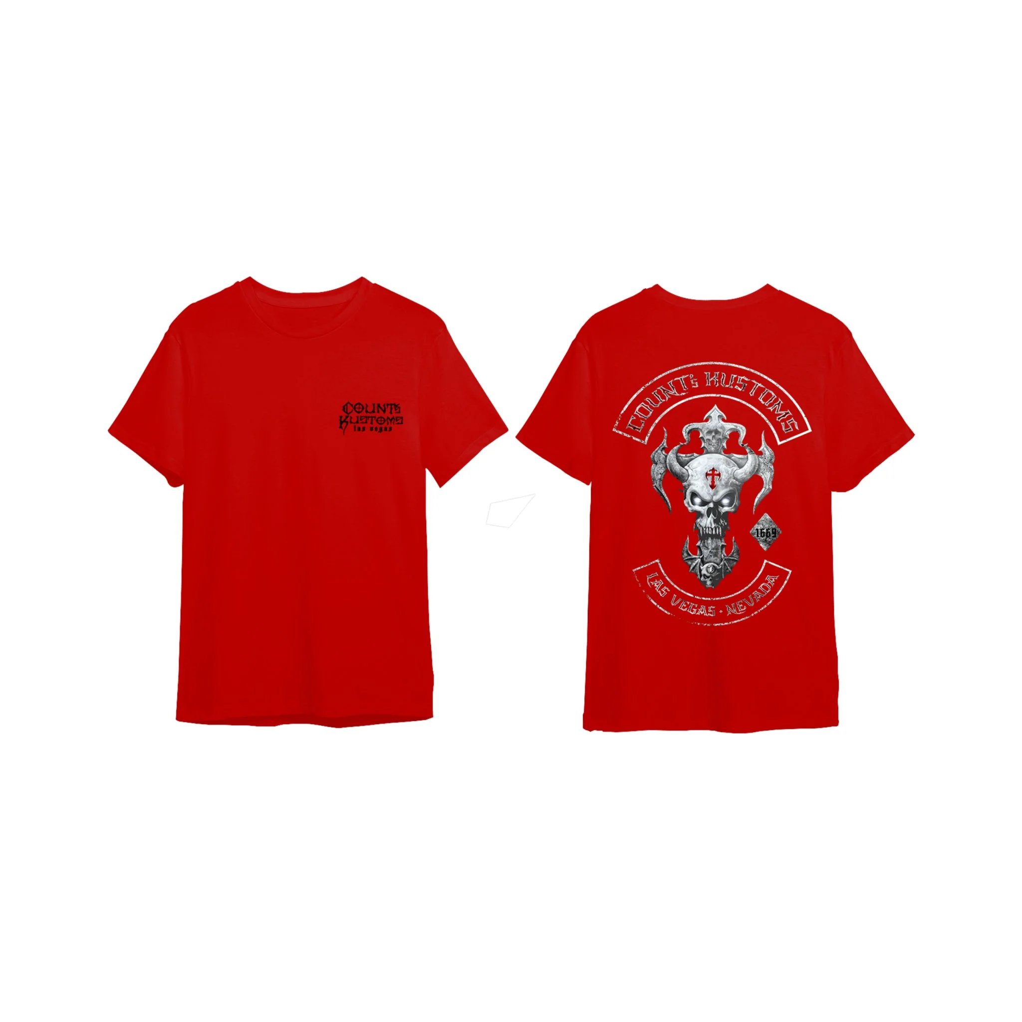 Count's Kustoms SKULL ROCKER KROSS T-Shirt Unisex - Image 8
