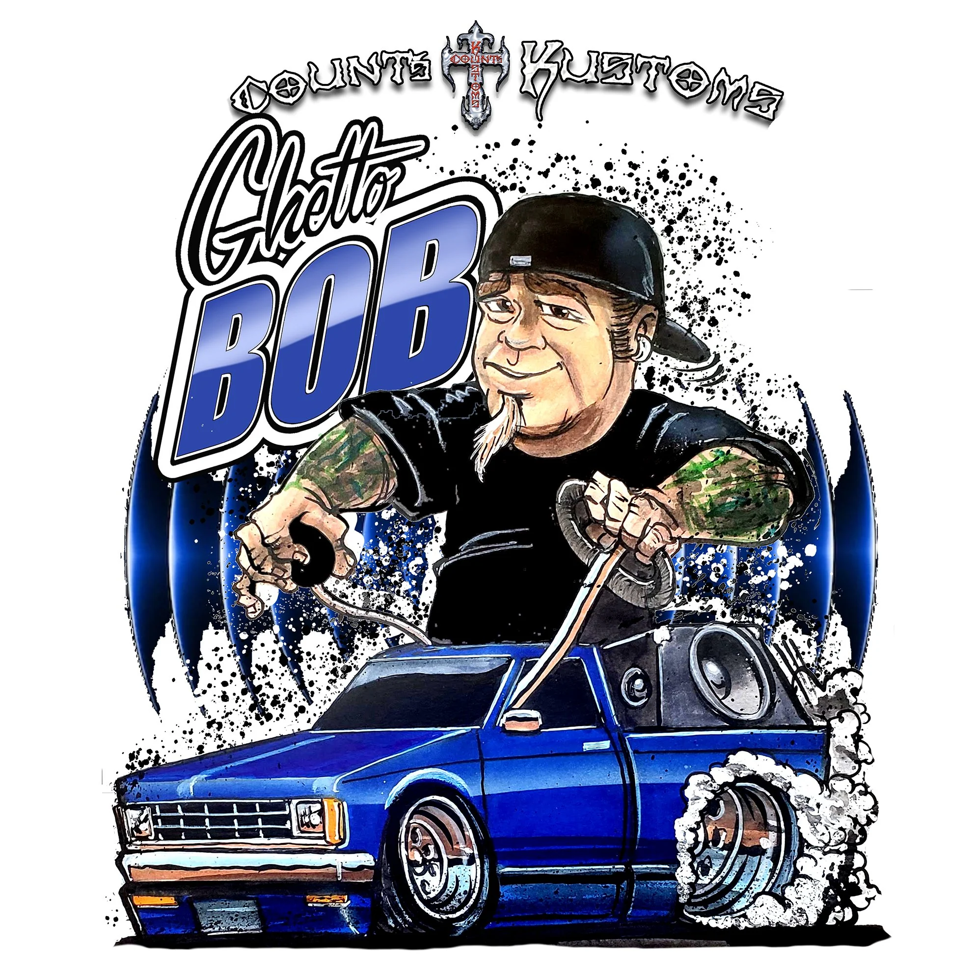 Count's Kustoms Ghetto Bob Cast Tee - Image 4
