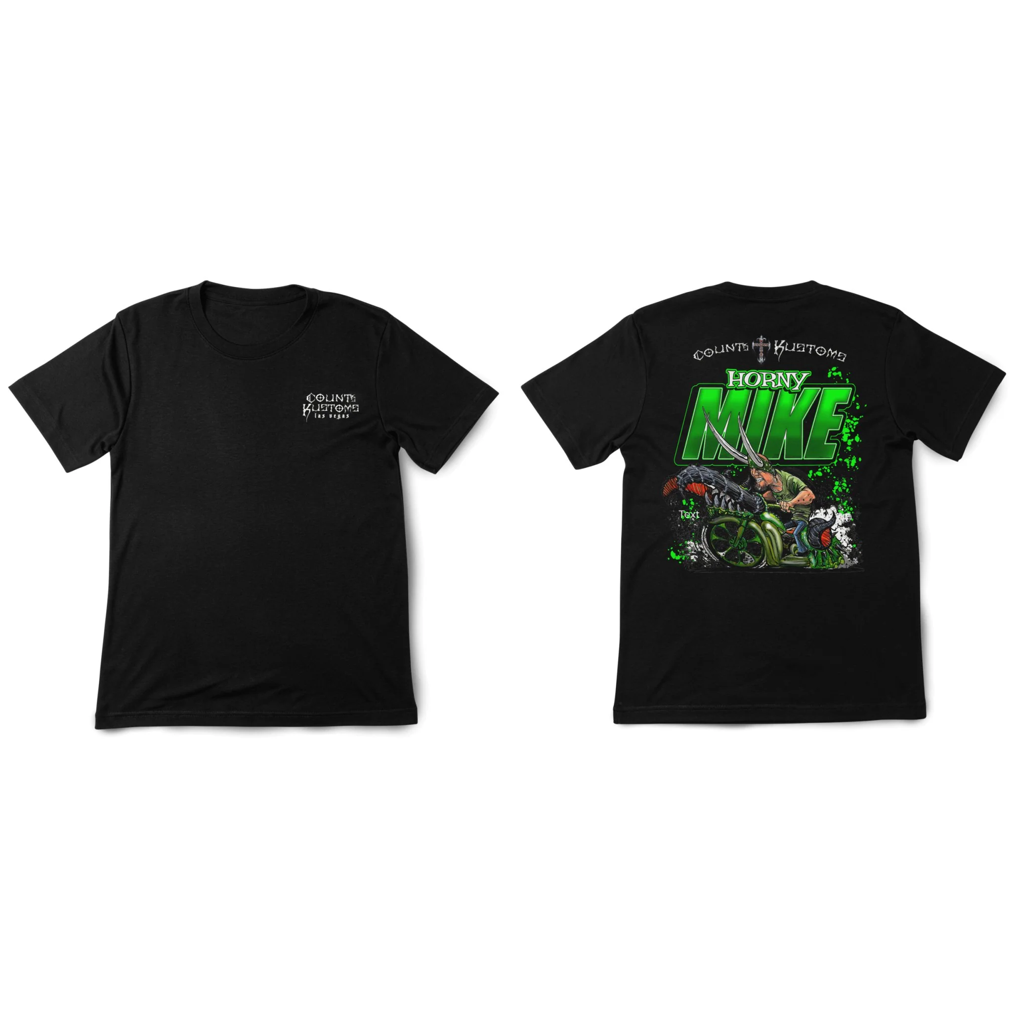 Count's Kustoms Horny Mike Cast Tee - Image 3