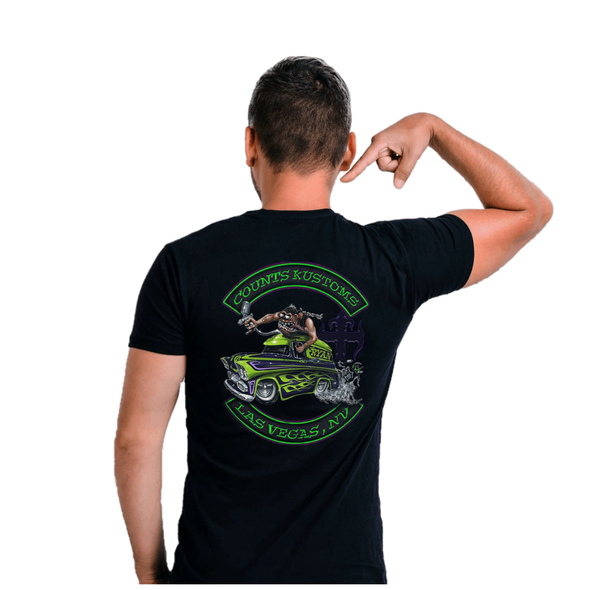 Count's Kustoms Original Just Ryan T-Shirt - Image 6