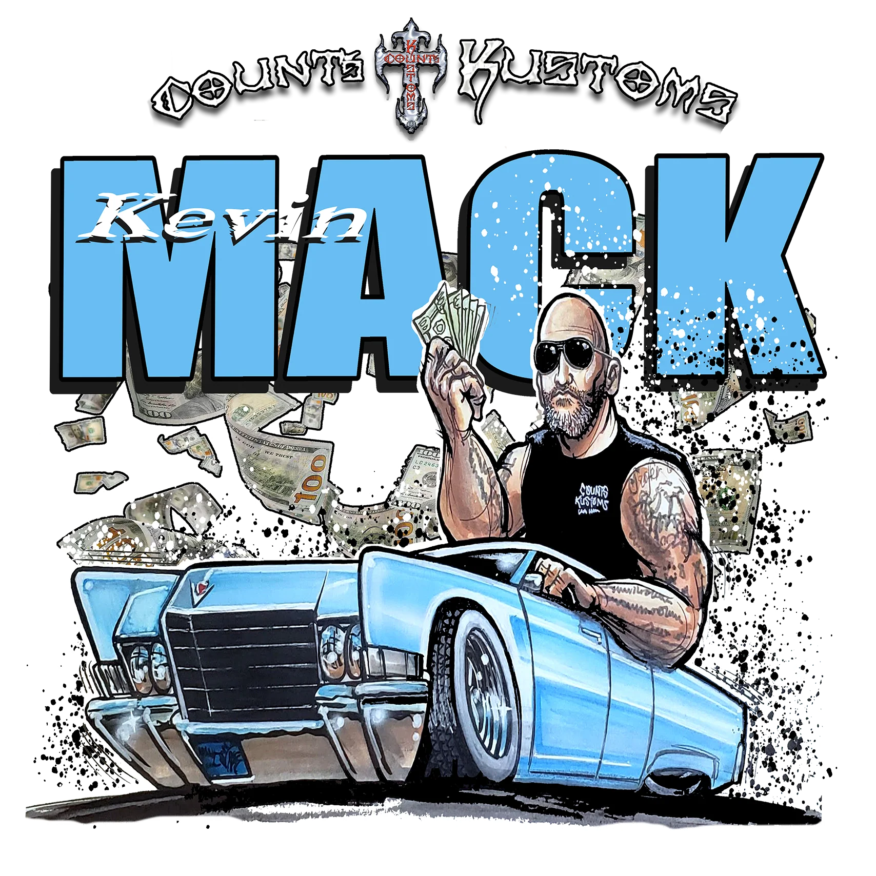 Count's Kustoms Kevin Mack Cast Tee - Image 4