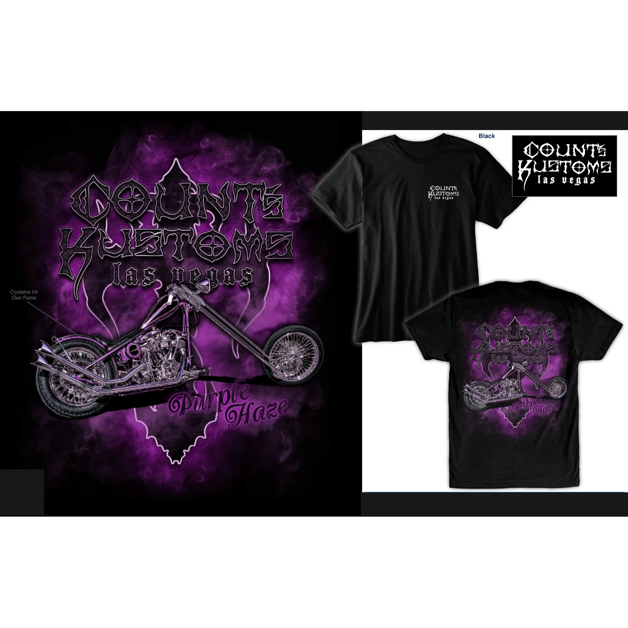 Count's Kustoms Purple Haze T-Shirt Unisex - Image 3